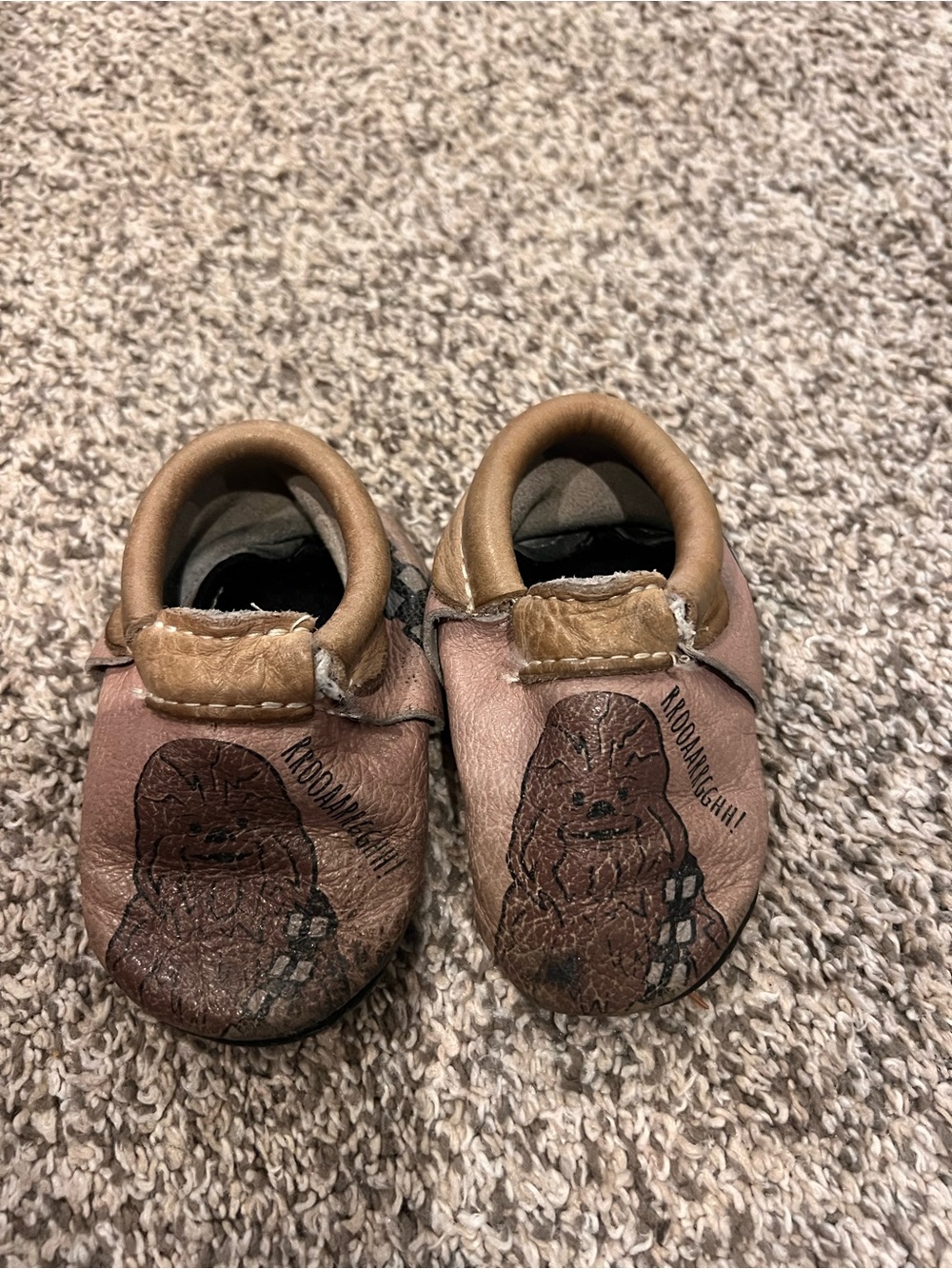 Freshly Picked Brown Leather Baby Moccasins
